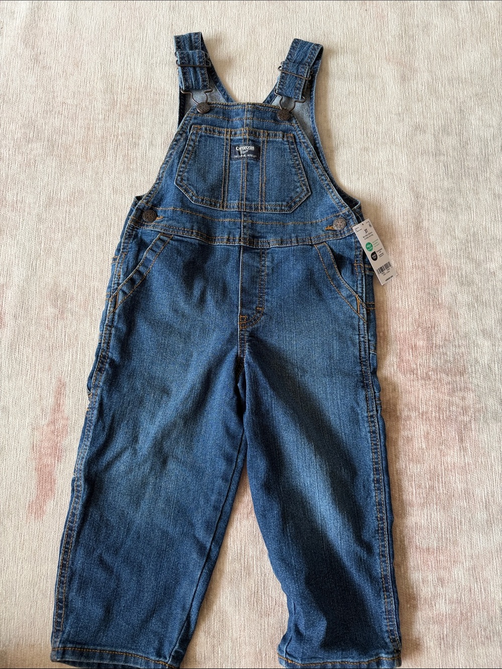 OshKosh B'gosh Denim Overalls Size 3T